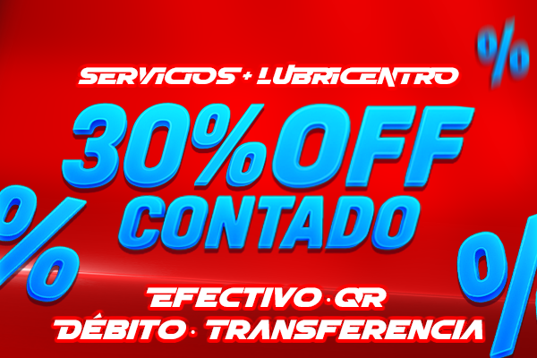 SERVICIOS 30% OFF